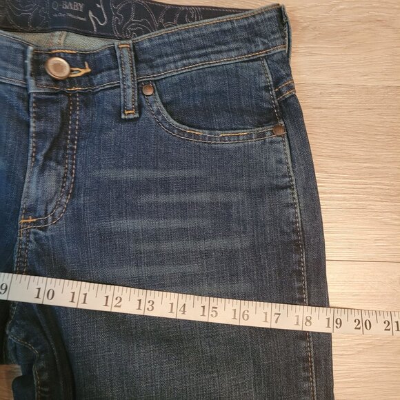 Wrangler Jeans Size 6x38 Inseam measures 37" Q Baby Tuff Buck Bootcut Mid Rise - Picture 6 of 10